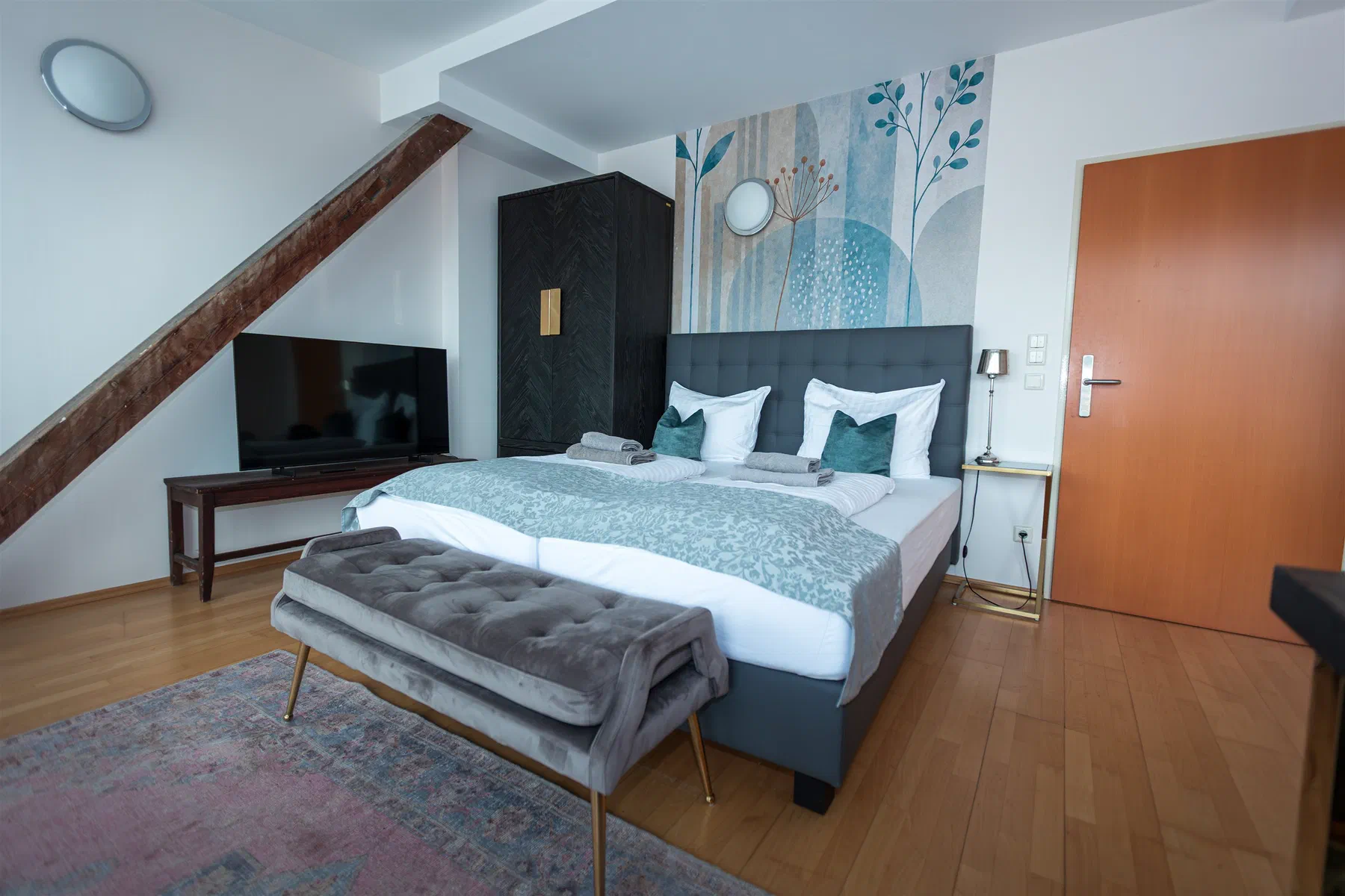 Premium Doppelzimmer unter der Dachschräge